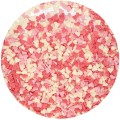 Pabarstukų mišinys "Mini Hearts Pink/White/Red", 60 g, FunCakes
