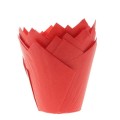 House of Marie Muffin Cups Tulip Red pk/36