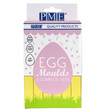 PME Egg Moulds Set/3