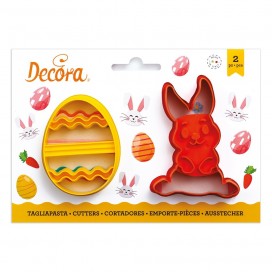 Набор формочек для печенья "Кролик и Яйцо", Decora