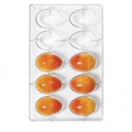 Polycarbonate Chocolate Mould - Eggs 6 cm