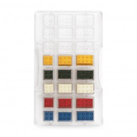 Polycarbonate Chocolate Mould - Lego