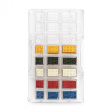 Форма для шоколадных плиток "Lego", Decora