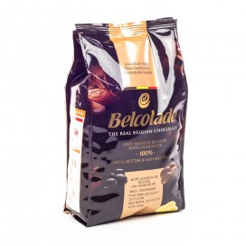 Black chocolate BLACK 56%, 1 kg, Belcolade