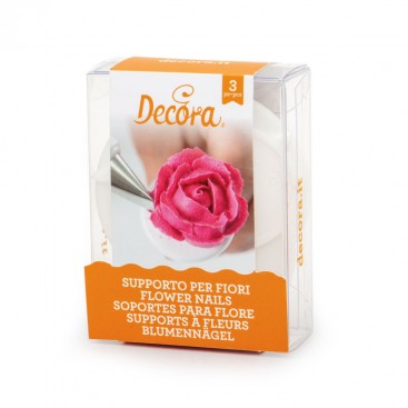 Gėlių suktukų rinkinys, Decora (3 vnt.)