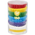 Бумажные MINI формы для кексов - разноцветные, Wilton (150 шт.)