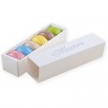 Box for macarons (6 pcs) - white (1 pcs)