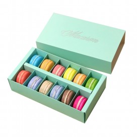 Box for macarons (12 pcs) - mint (1 pcs)