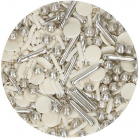 Pabarstukų mišinys "Silver Chic Medley", 65 g, FunCakes