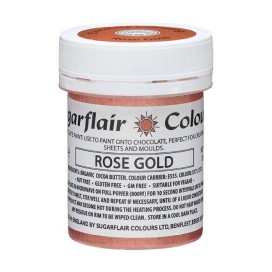 Пищевой краситель для шоколада - розовое золото (Rose Gold), 35 г, Sugarflair