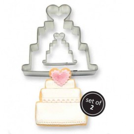 PME Cookie Cutter Wedding Cake set/2