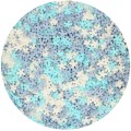 FunCakes Glitter Snowflakes White 50g