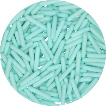 Pabarstukai "Sugar Rods Matt Blue", 70 g, FunCakes