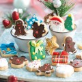 Mini sausainių formelių rinkinys "Kalėdos", Decora