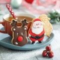 Sausainių formelių rinkinys "Kalėdų senelis ir elnias", Decora