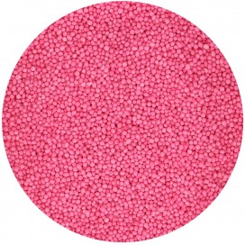 Pabarstukai - smulkūs perliukai tamsiai rožiniai, 80 g, FunCakes