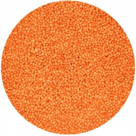 Pabarstukai - smulkūs perliukai oranžiniai, 80 g, FunCakes