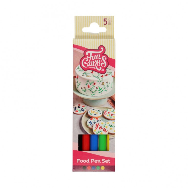 Wilton Candy Markers Edible Color Marker Set, 5-Piece