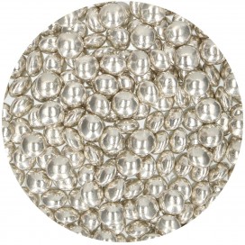 Посыпка "Choco Lentils Metallic Silver", 80 г, FunCakes