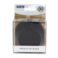 Бумажные формы для кексов "Metallic Black", PME (30 шт.)