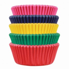 Бумажные MINI формы для кексов - разноцветные, PME (100 шт.)