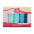 FunCakes Sugar Paste Multipack Blue Colour Palette 5x100 g