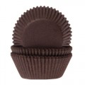 House of Marie Mini Baking cups Brown - pk/60
