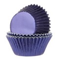 House of Marie Baking Cups Foil Navy Blue pk/24