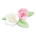 Съедобные декорации - белые и розовые цветы, Scrapcooking