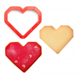 Sausainių formelė "Geometric heart", Decora