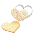 Sausainių formelė su įspaudu "Širdis", ScrapCooking