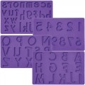 Силиконовый молд "Буквы и цифры", Wilton