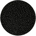 Pabarstukai - perlai juodi (4 mm), 80 g, FunCakes