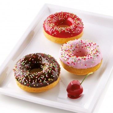 Silikoninė spurgų forma "Donuts", Silikomart