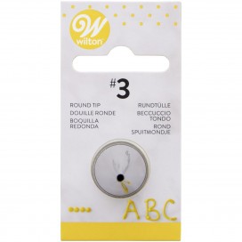 Wilton Decorating Tip Nr.003 Round Carded