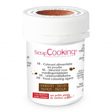 ScrapCooking Artificial Powder Food Colour 5g Brown