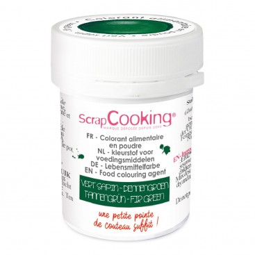 ScrapCooking Artificial Powder Food Colour 5g Holly Green