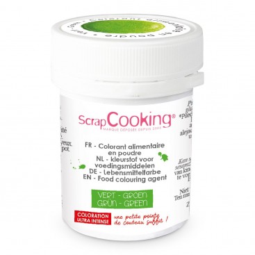 ScrapCooking Artificial Powder Food Colour 5g Green