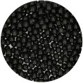 Pabarstukai - perlai juodi (7 mm), 80 g, FunCakes