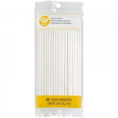 Wilton Lollipop Sticks 15cm Pk 35 Smagukepti Lt