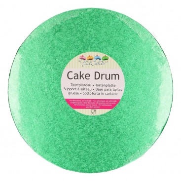 FunCakes Cake Drum Round Ø25 cm - Green