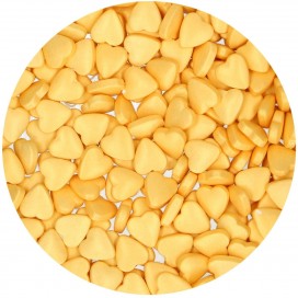 FunCakes Sugar Hearts Gold 80g