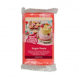 FunCakes Sugar Paste Coral Pink 250 g