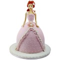Декорация для торта - кукла красноволосая, PME
