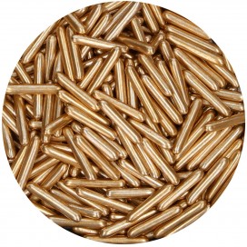 FunCakes Metallic Sugar Rods XL Light Gold 70 g