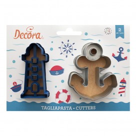 Decora cookie cutters Lighthouse and Anchor