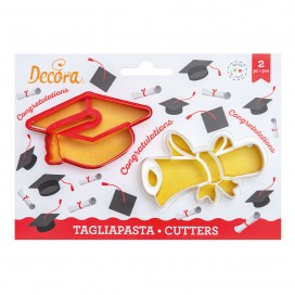 Decora cookie cutters Diploma and Graduation Hat