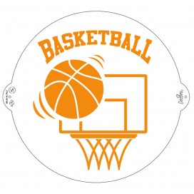 Decora Basketball stencil