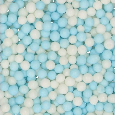FunCakes Soft Pearls -Blue/White- 50g