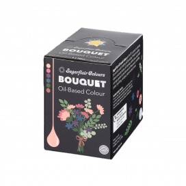 Набор красителей для шоколада - 6 пастельных цветов (Bouquet), Sugarflair
